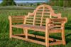 Picture of teak lutyens bench set 